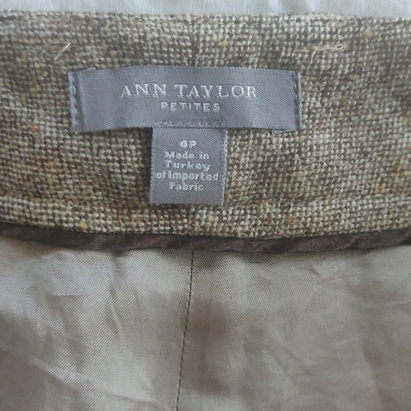 Ann Taylor 6Petite Tweed Trouser - Picture 3 of 7